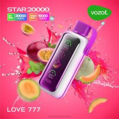 VOZOL Disposable Pods - VOZOL STAR 20000 LOVE 777 24PH407