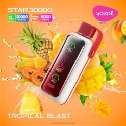 VOZOL Disposable Vape Wholesale - VOZOL STAR 20000 TROPICAL BLAST 24PH397