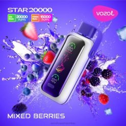 VOZOL Mauritius - VOZOL STAR 20000 MIXED BERRIES 24PH409