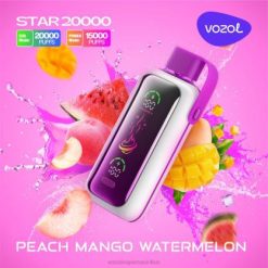 VOZOL Vape Price - VOZOL STAR 20000 PEACH MANGO WATERMELON 24PH411